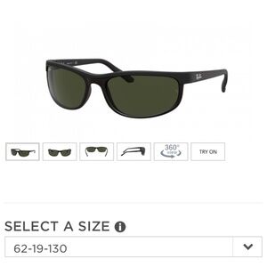 Ray Ban Predator Lenses 62/19/130